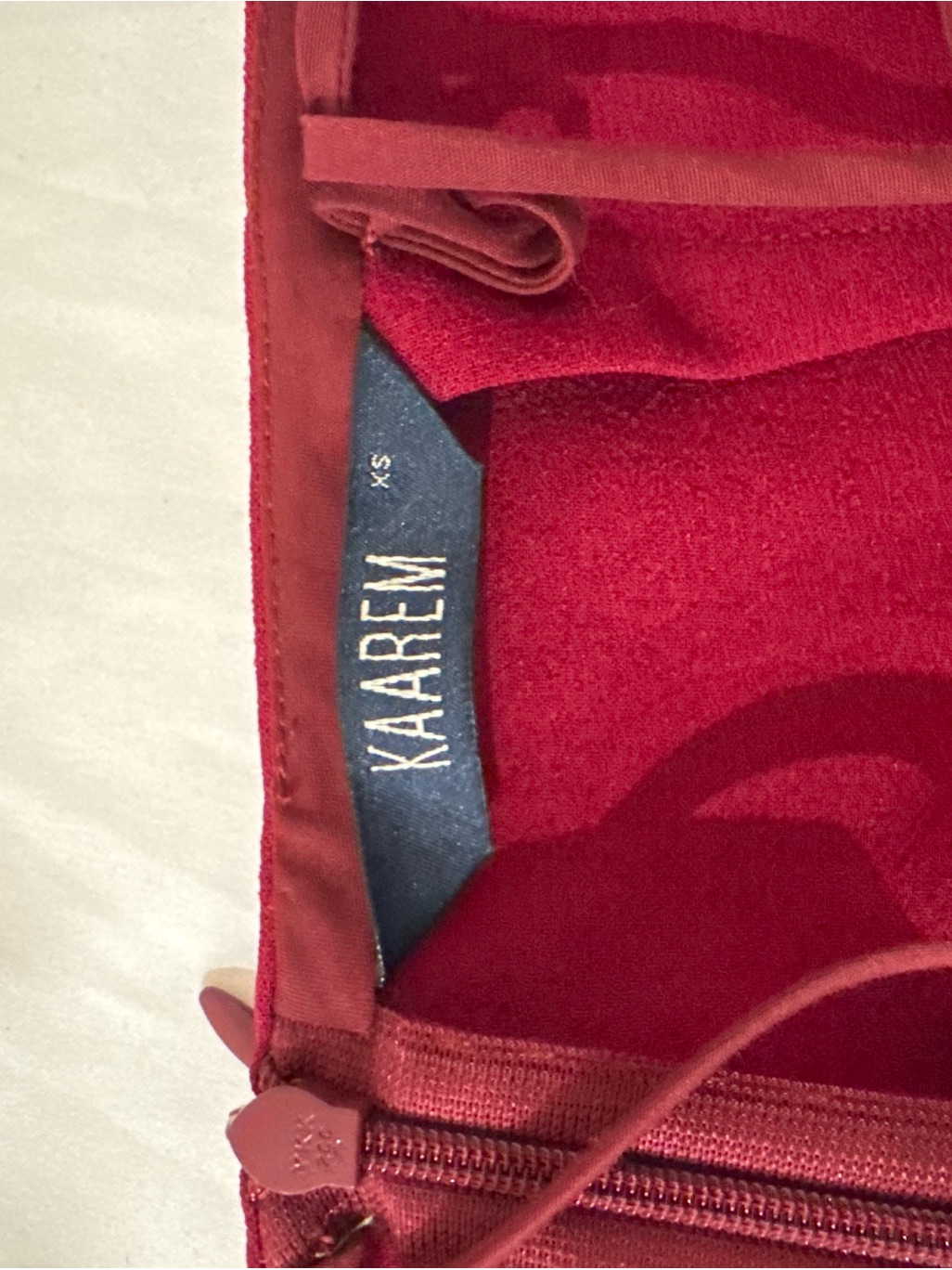 Weed Halter Overall Pocket Dress W/ Removable Straps In Red — image 8 of 8